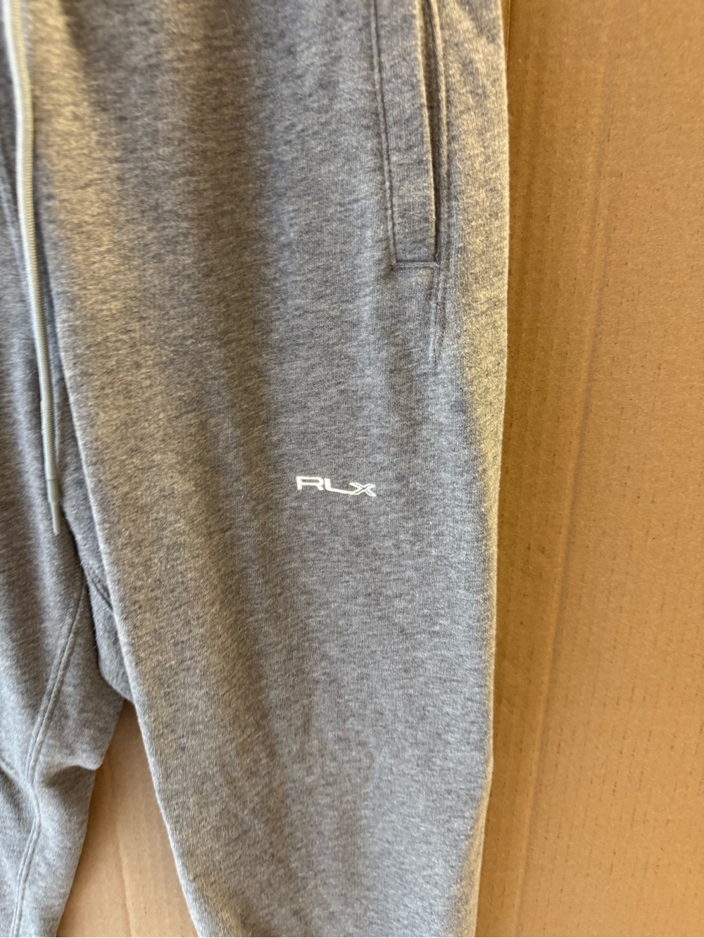 RLX Ralph Lauren Gray Heather Jogger Sweatpants - Picture 2 of 7